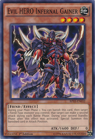 Evil HERO Infernal Gainer [BP03-EN032] Common | Card Merchant Takapuna