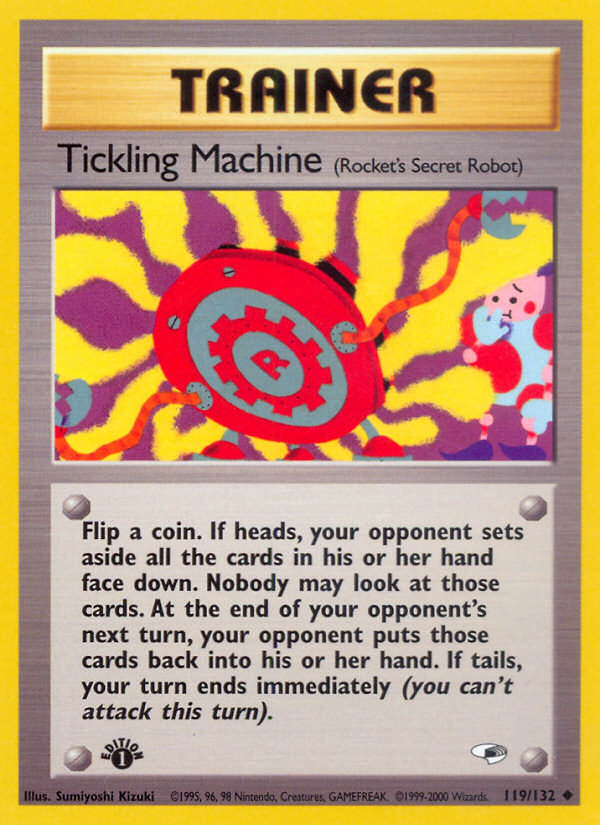 Tickling Machine (119/132) [Gym Heroes 1st Edition] | Card Merchant Takapuna