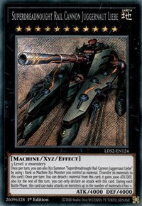 Superdreadnought Rail Cannon Juggernaut Liebe [LDS2-EN124] Secret Rare | Card Merchant Takapuna