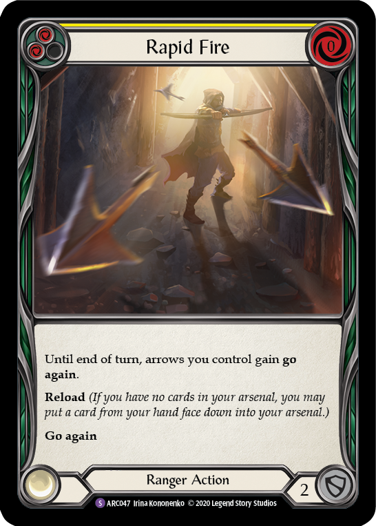 Rapid Fire [U-ARC047] (Arcane Rising Unlimited)  Unlimited Normal | Card Merchant Takapuna