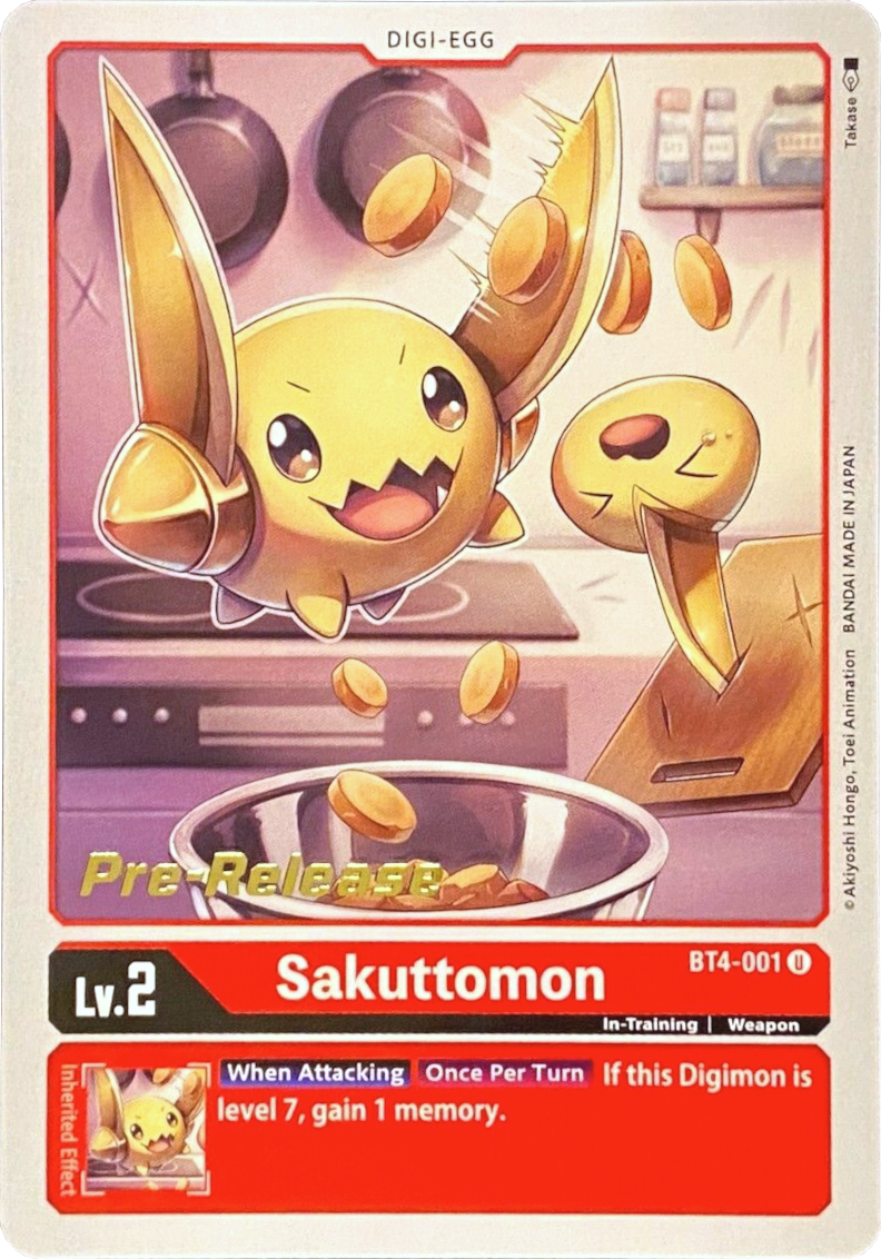 Sakuttomon [BT4-001] [Great Legend Pre-Release Promos] | Card Merchant Takapuna