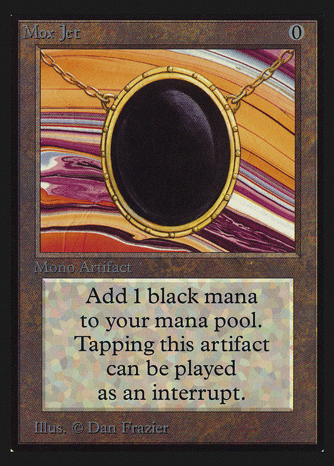 Mox Jet (Black Stone) [International Collectors' Edition] | Card Merchant Takapuna