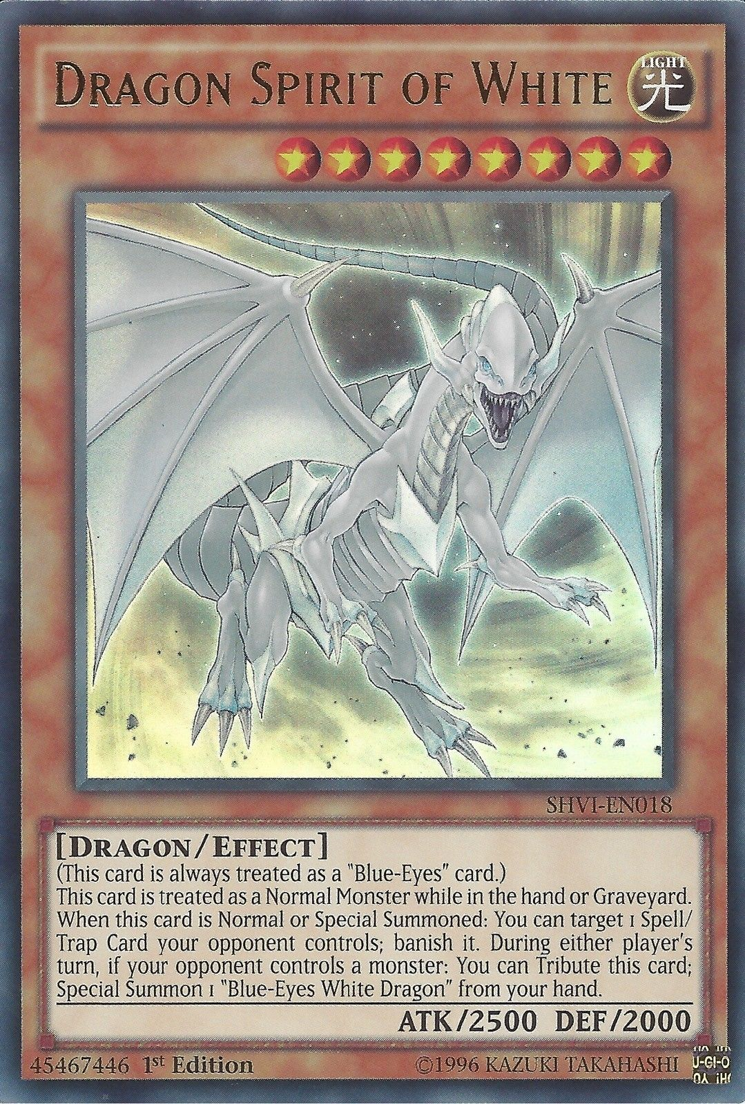 Dragon Spirit of White [SHVI-EN018] Ultra Rare | Card Merchant Takapuna