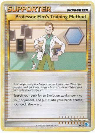 Professor Elm's Training Method (25/30) [HeartGold & SoulSilver: Trainer Kit - Gyarados] | Card Merchant Takapuna