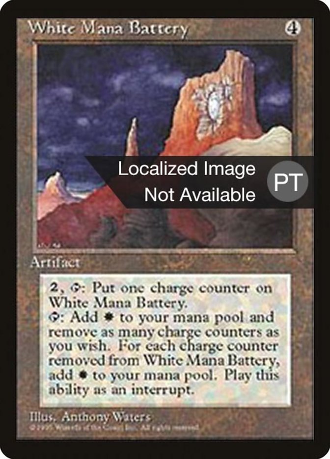 White Mana Battery [Fourth Edition (Foreign Black Border)] | Card Merchant Takapuna