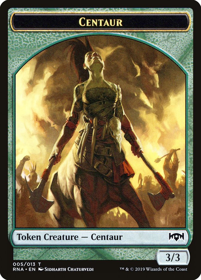 Centaur Token [Ravnica Allegiance Tokens] | Card Merchant Takapuna