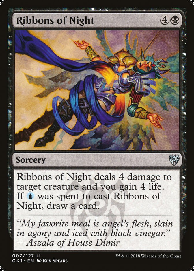 Ribbons of Night [Guilds of Ravnica Guild Kit] | Card Merchant Takapuna