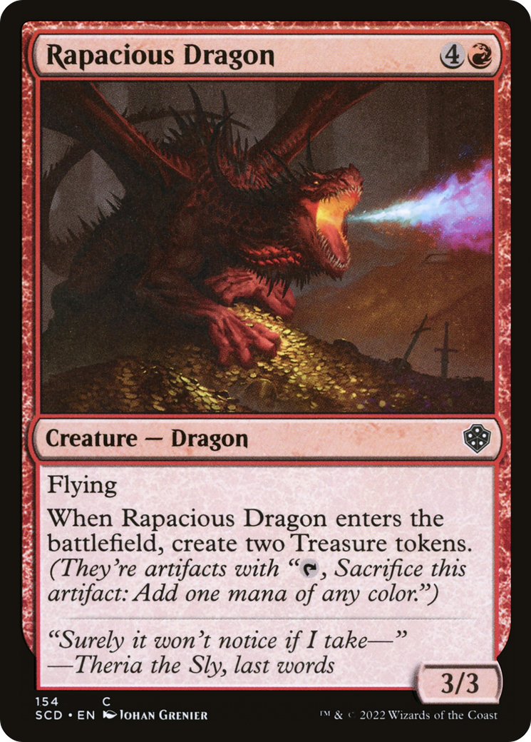 Rapacious Dragon [Starter Commander Decks] | Card Merchant Takapuna