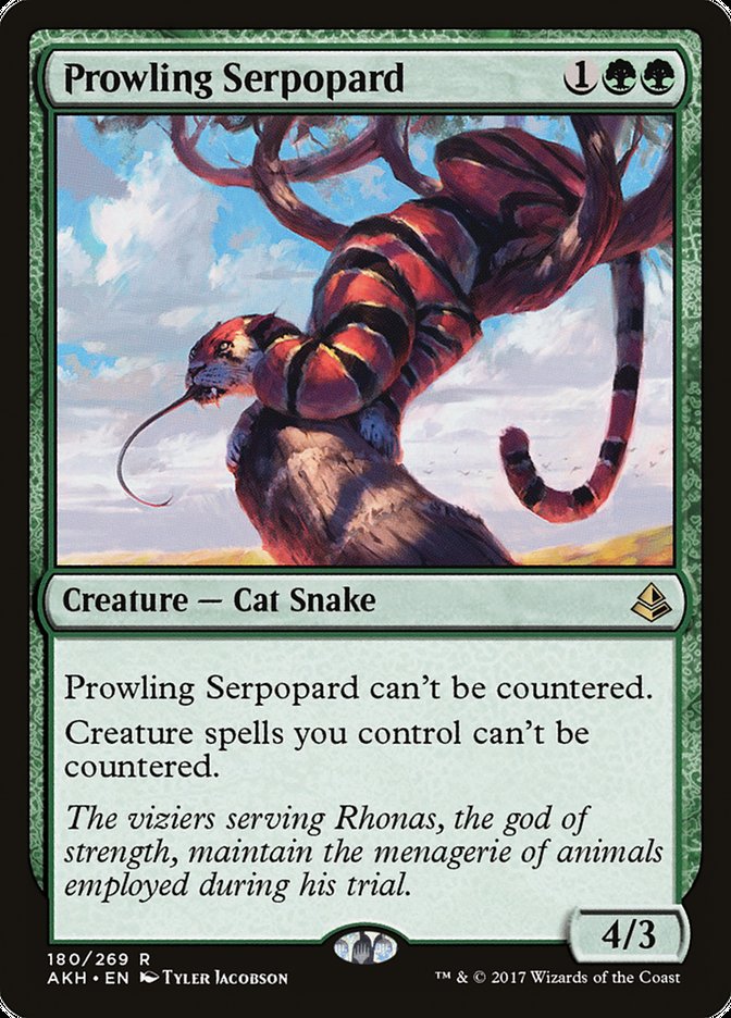 Prowling Serpopard [Amonkhet] | Card Merchant Takapuna