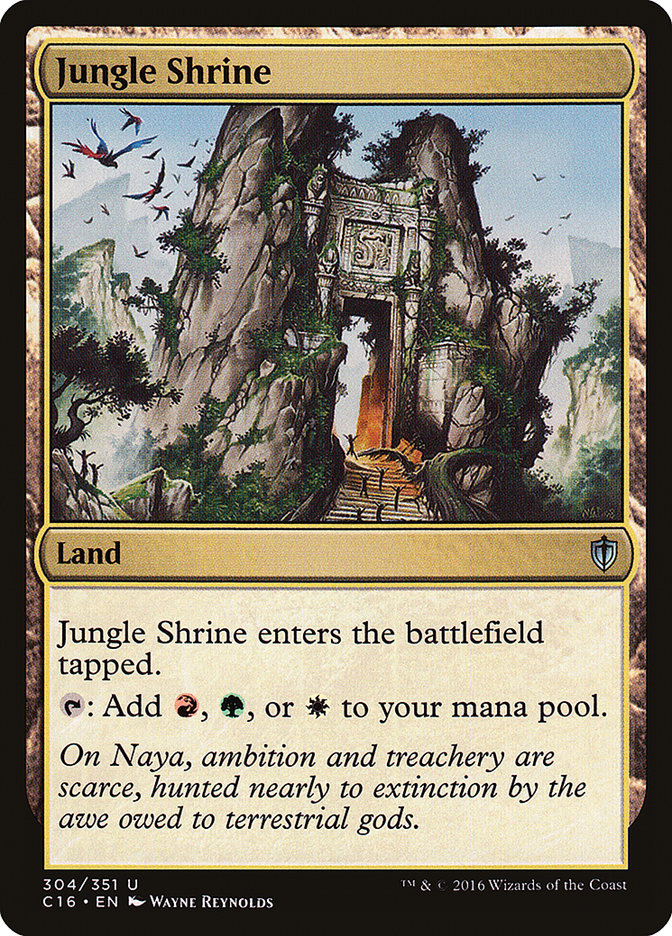 Jungle Shrine [Commander 2016] | Card Merchant Takapuna