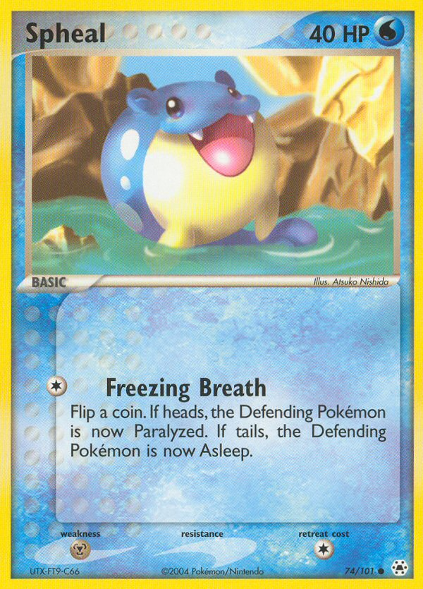 Spheal (74/101) [EX: Hidden Legends] | Card Merchant Takapuna