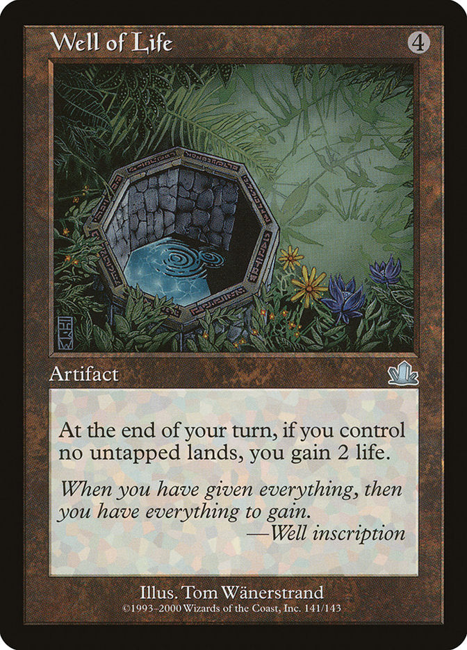 Well of Life [Prophecy] | Card Merchant Takapuna