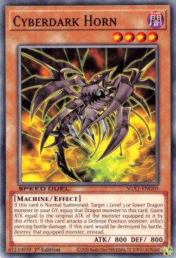 Cyberdark Horn [SGX1-ENG05] Common | Card Merchant Takapuna