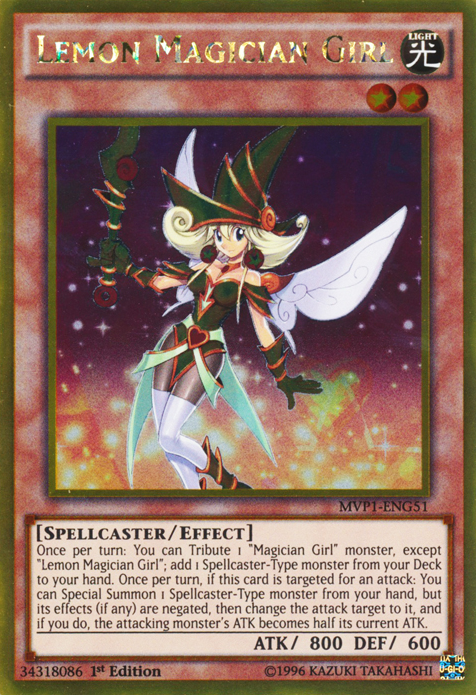 Lemon Magician Girl [MVP1-ENG51] Gold Rare | Card Merchant Takapuna