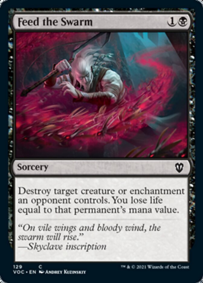 Feed the Swarm [Innistrad: Crimson Vow Commander] | Card Merchant Takapuna