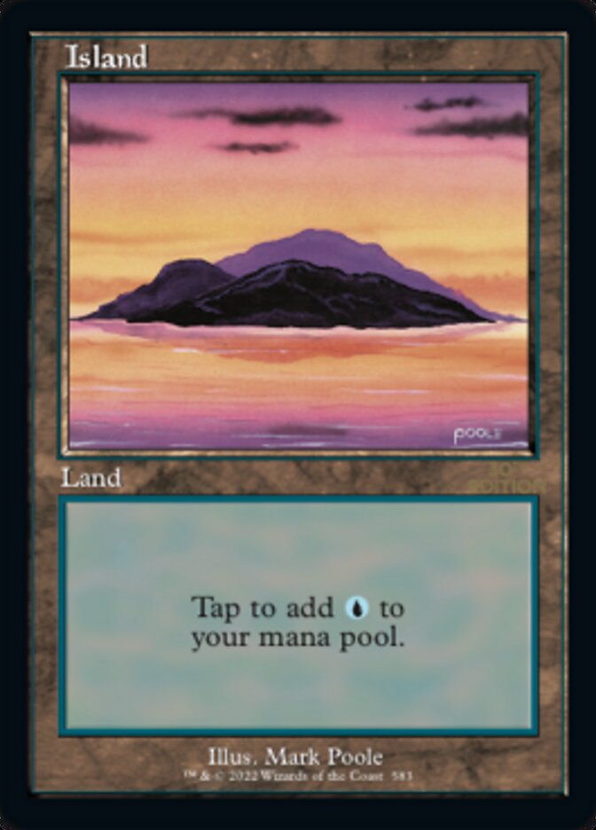 Island (Retro) (583) [30th Anniversary Edition] | Card Merchant Takapuna