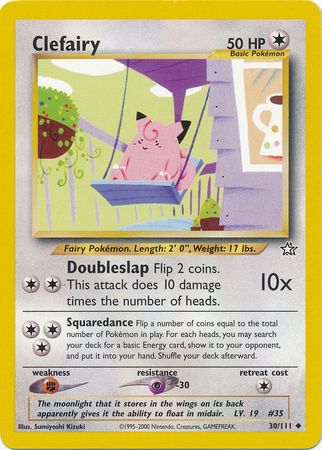 Clefairy (30/111) [Neo Genesis Unlimited] | Card Merchant Takapuna