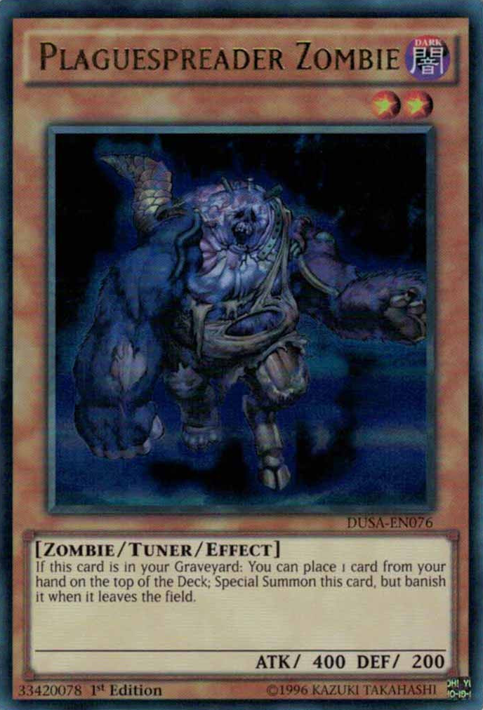 Plaguespreader Zombie [DUSA-EN076] Ultra Rare | Card Merchant Takapuna