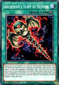 Archfiend's Staff of Despair [BLVO-EN063] Common | Card Merchant Takapuna