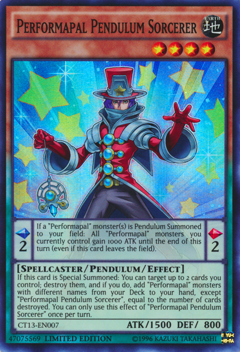 Performapal Pendulum Sorcerer [CT13-EN007] Super Rare | Card Merchant Takapuna