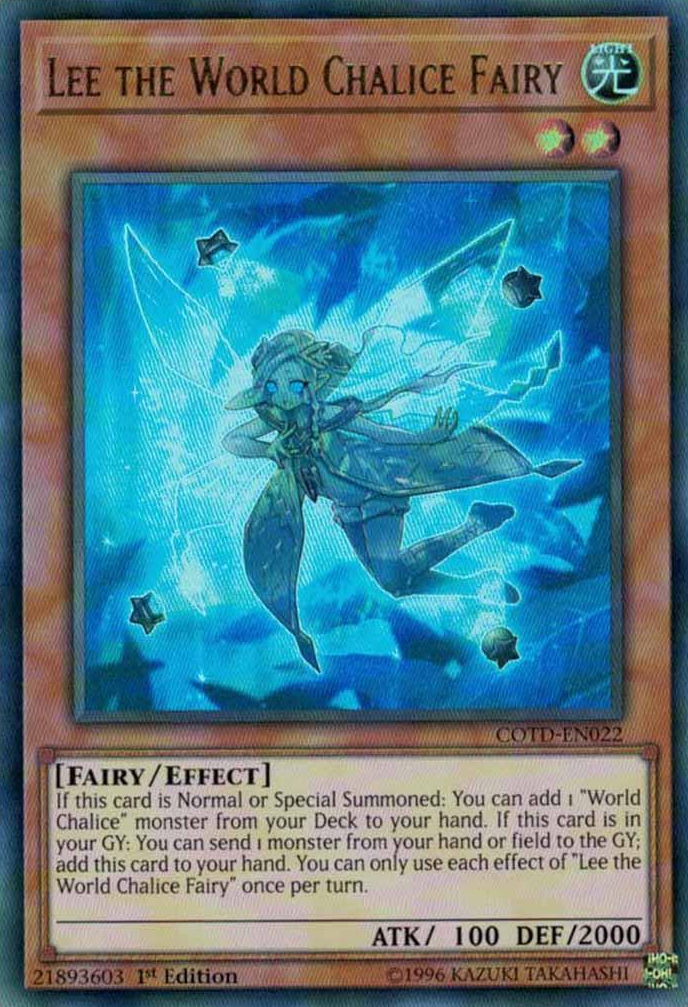 Lee the World Chalice Fairy [COTD-EN022] Ultra Rare | Card Merchant Takapuna