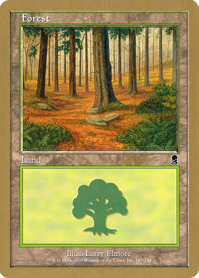 Forest (shh347) (Sim Han How) [World Championship Decks 2002] | Card Merchant Takapuna