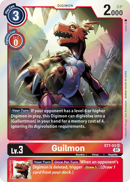 Guilmon [ST7-03] [Starter Deck: Gallantmon] | Card Merchant Takapuna