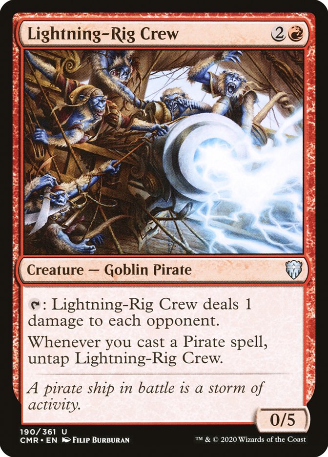 Lightning-Rig Crew [Commander Legends] | Card Merchant Takapuna