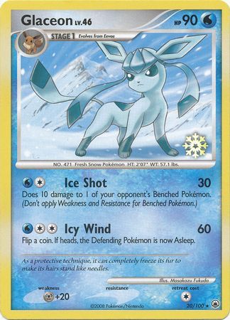 Glaceon (20/100) [Countdown Calendar Promos] | Card Merchant Takapuna