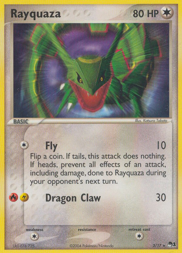 Rayquaza (3/17) [POP Series 1] | Card Merchant Takapuna