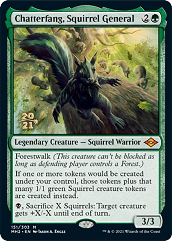 Chatterfang, Squirrel General [Modern Horizons 2 Prerelease Promos] | Card Merchant Takapuna