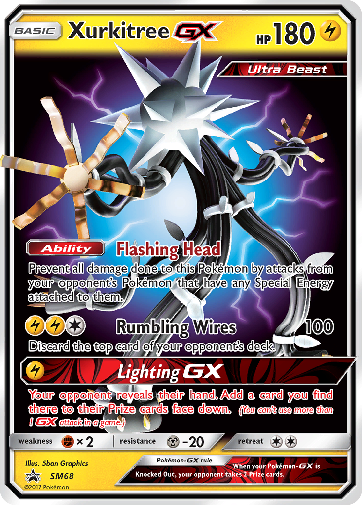 Xurkitree GX (SM68) [Sun & Moon: Black Star Promos] | Card Merchant Takapuna