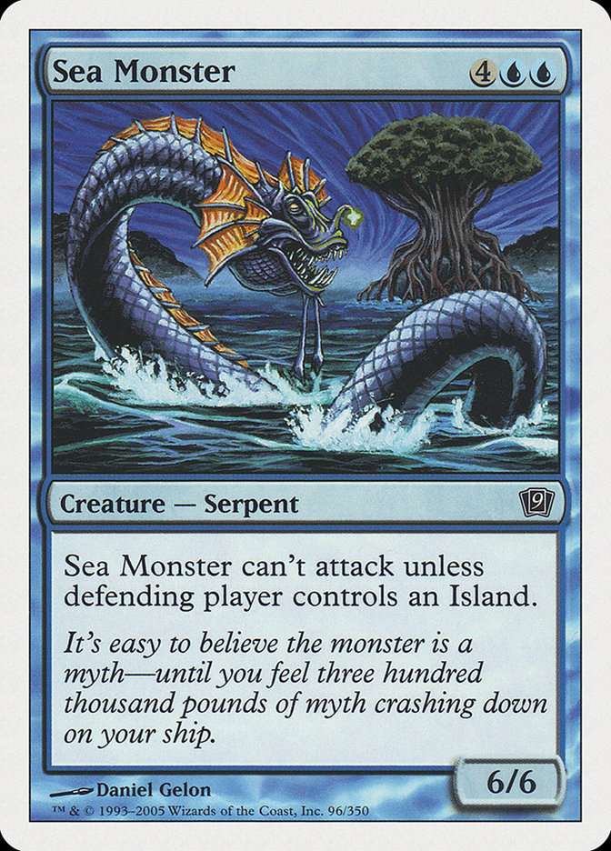 Sea Monster [Ninth Edition] | Card Merchant Takapuna