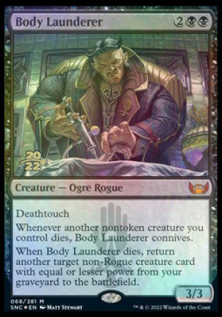 Body Launderer [Streets of New Capenna Prerelease Promos] | Card Merchant Takapuna