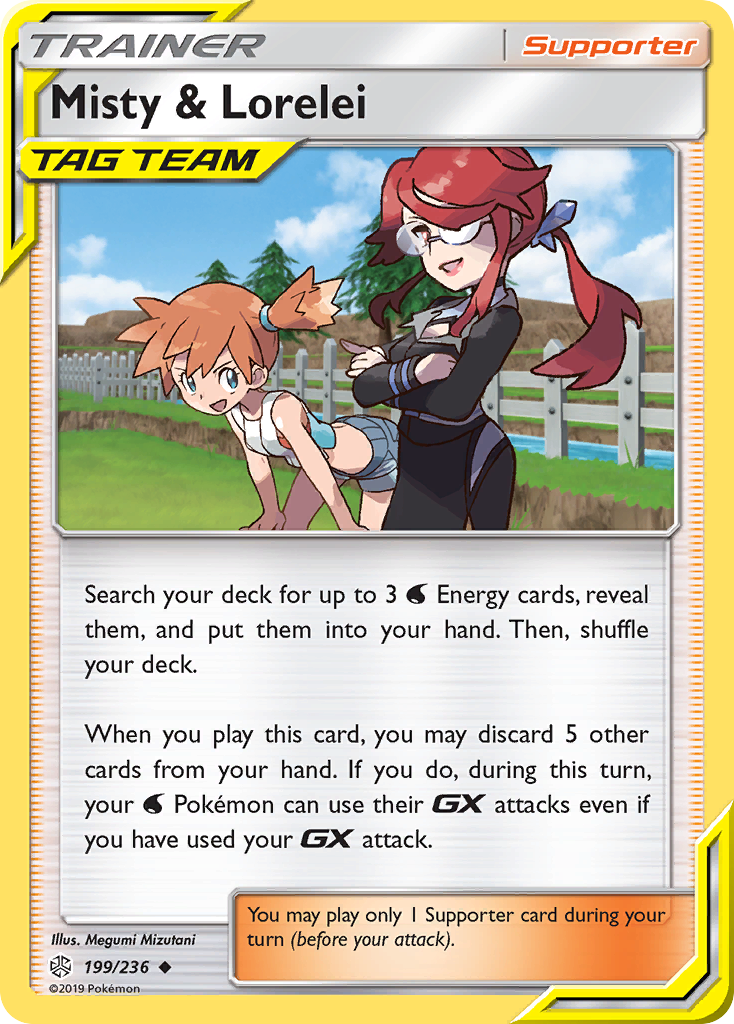 Misty & Lorelei (199/236) [Sun & Moon: Cosmic Eclipse] | Card Merchant Takapuna