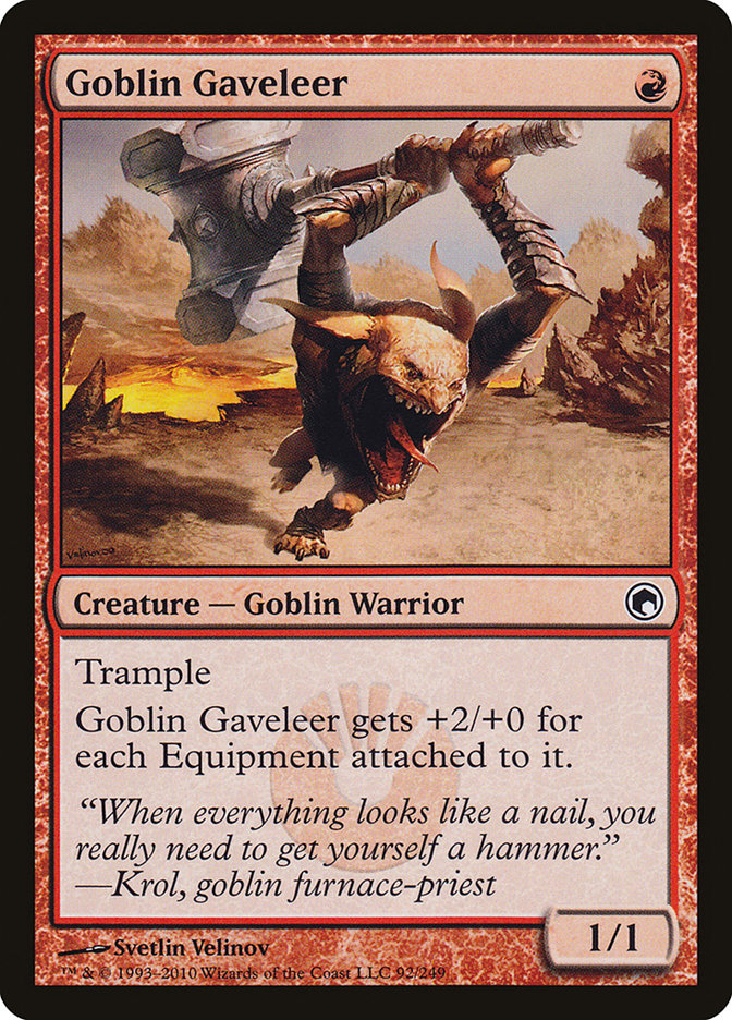 Goblin Gaveleer [Scars of Mirrodin] | Card Merchant Takapuna