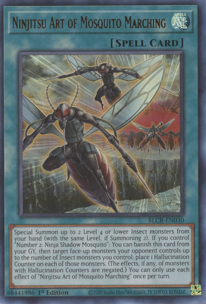 Ninjitsu Art of Mosquito Marching [BLCR-EN030] Ultra Rare | Card Merchant Takapuna