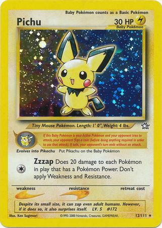 Pichu (12/111) [Neo Genesis Unlimited] | Card Merchant Takapuna