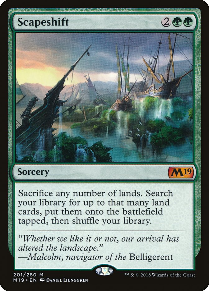 Scapeshift [Core Set 2019] | Card Merchant Takapuna