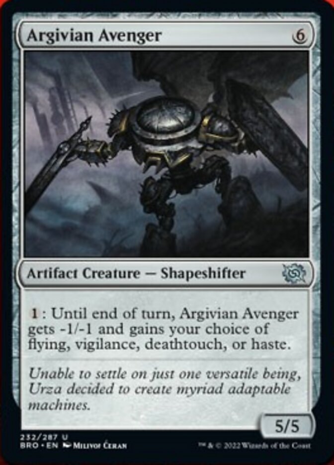 Argivian Avenger [The Brothers' War] | Card Merchant Takapuna