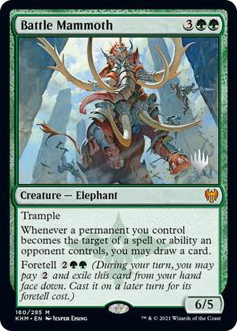 Battle Mammoth (Promo Pack) [Kaldheim Promos] | Card Merchant Takapuna