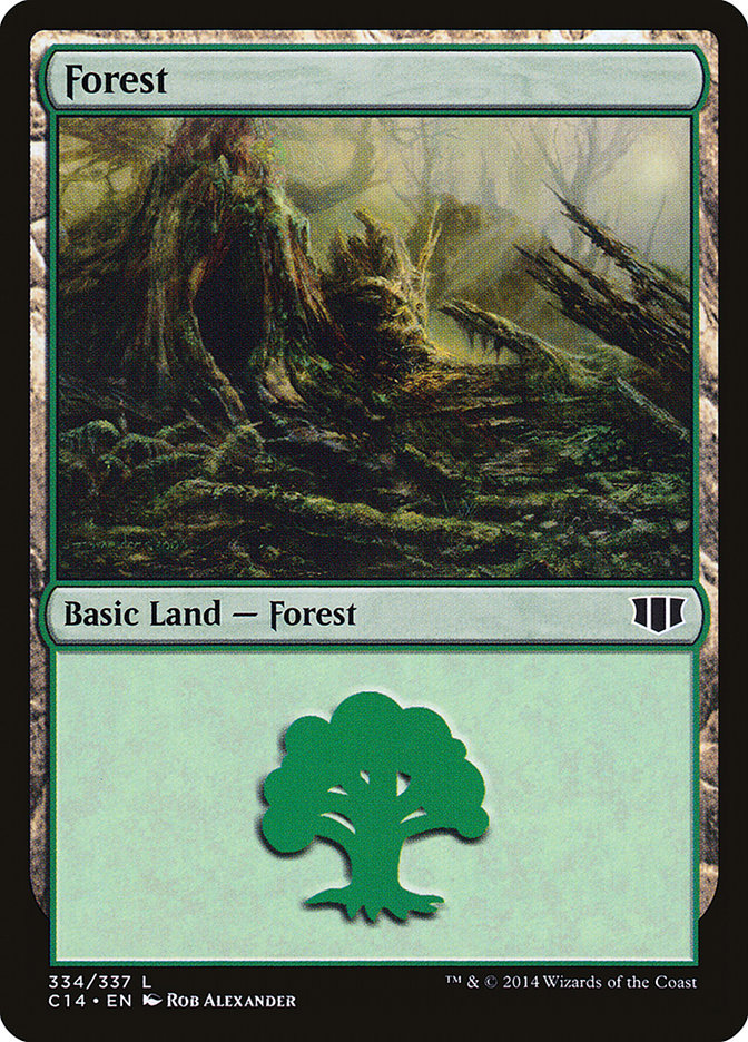 Forest (334) [Commander 2014] | Card Merchant Takapuna