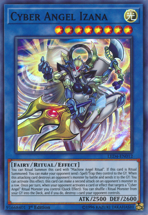 Cyber Angel Izana [LED4-EN012] Super Rare | Card Merchant Takapuna