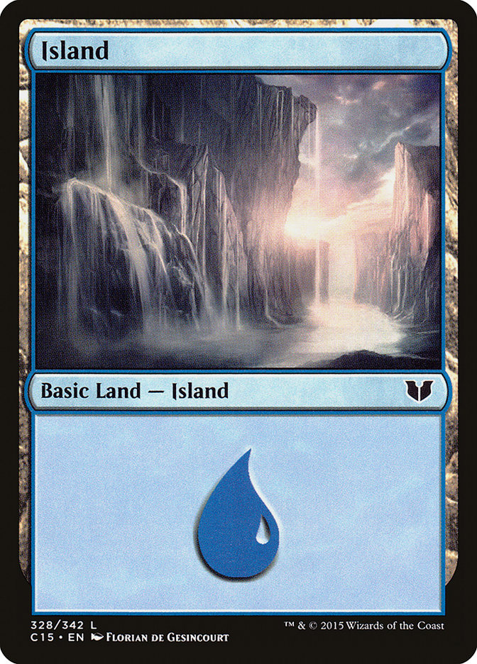 Island (328) [Commander 2015] | Card Merchant Takapuna