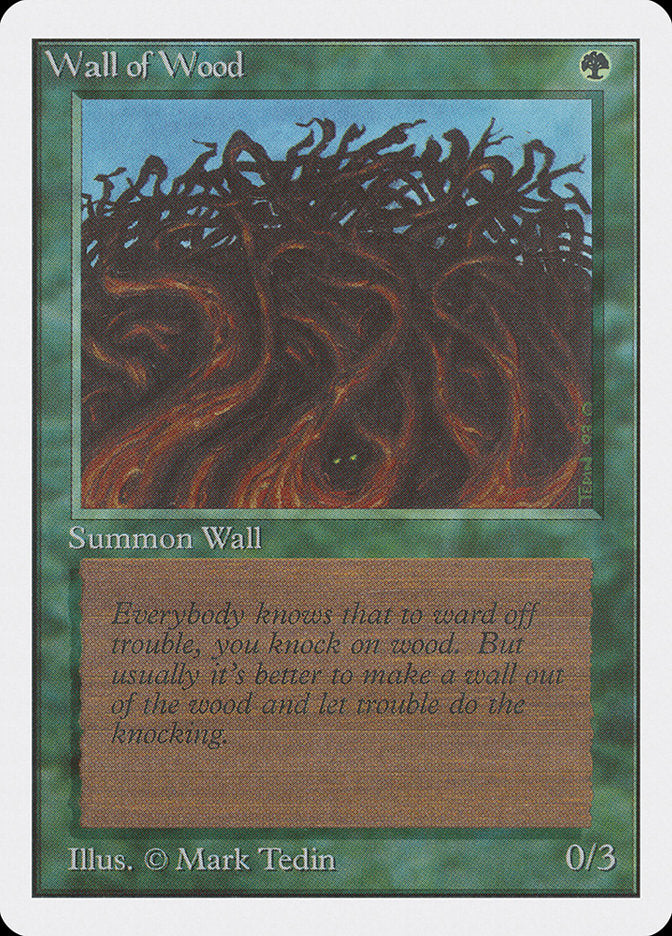 Wall of Wood [Unlimited Edition] | Card Merchant Takapuna