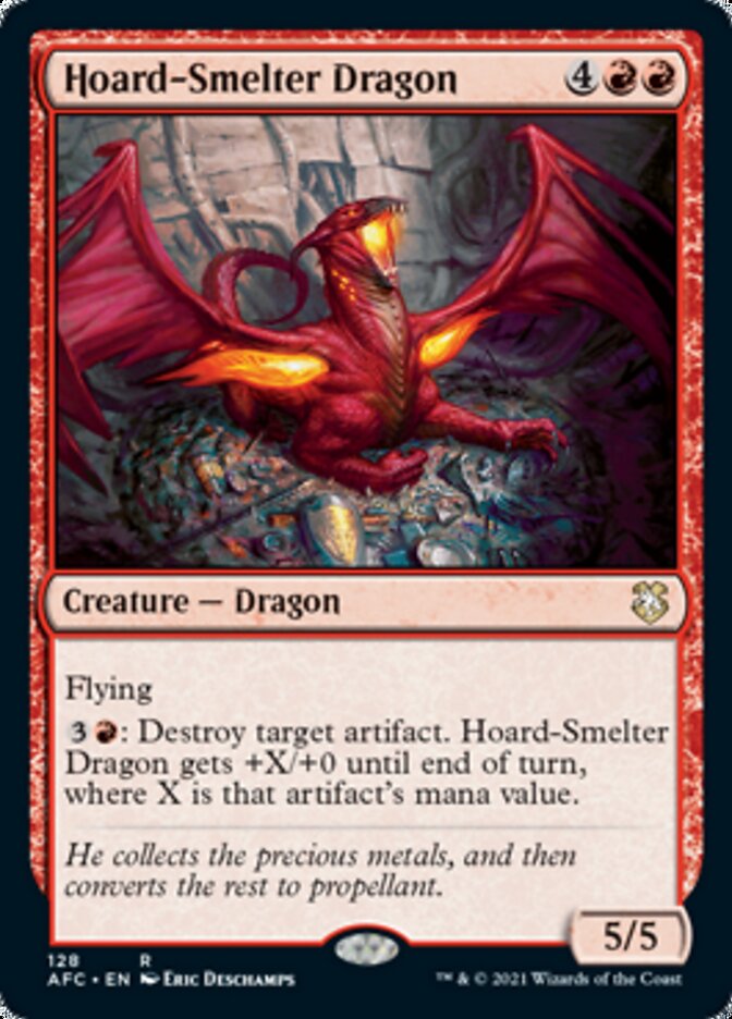 Hoard-Smelter Dragon [Dungeons & Dragons: Adventures in the Forgotten Realms Commander] | Card Merchant Takapuna