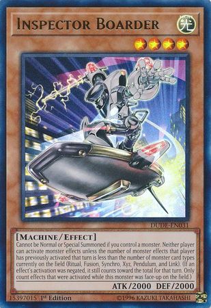 Inspector Boarder [DUDE-EN031] Ultra Rare | Card Merchant Takapuna