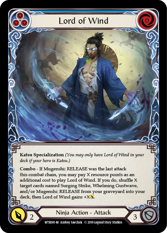 Lord of Wind [WTR081-M] (Welcome to Rathe)  Alpha Print Normal | Card Merchant Takapuna