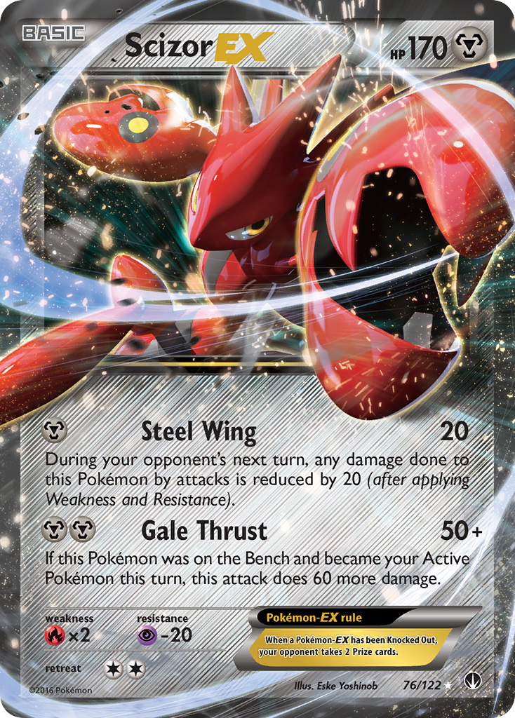 Scizor EX (76/122) [XY: BREAKpoint] | Card Merchant Takapuna