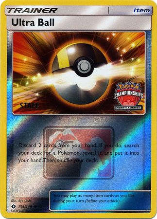 Ultra Ball (135/149) (NA Championship Promo Staff) [Sun & Moon: Base Set] | Card Merchant Takapuna